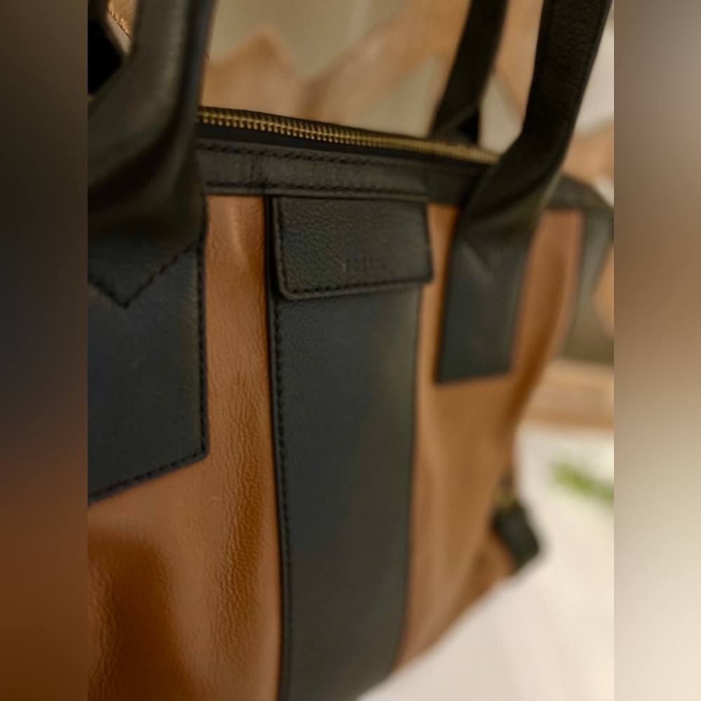 FOSSIL Purse Bag Genuine Leather Large - Picture 4 of 7